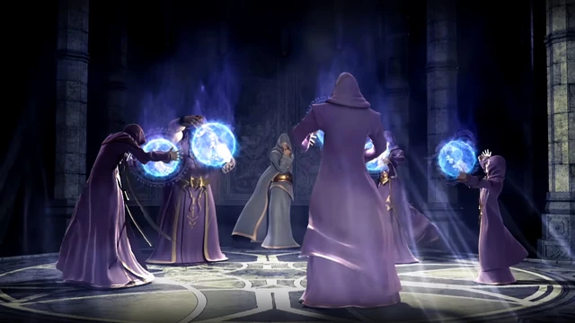 A team of Summoners during a battle