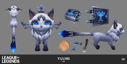 EDG Yuumi Model 6 (by Riot Contracted Artist Siao Sia)