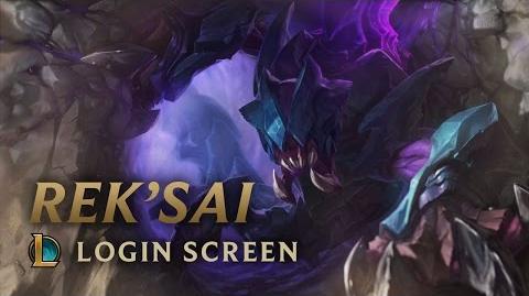 Rek'Sai, the Void Burrower - Login Screen