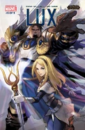 Garen, Lux and Sylas "Lux Comic" Issue 5 Cover 1 (by Riot Contracted Artists Billy Tan, Gadson, and Haining)