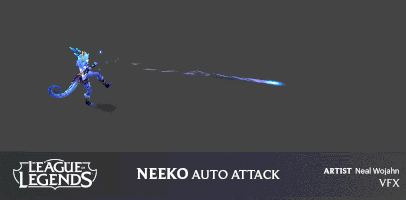 Winterwunder-Neeko Animation Konzept 2 (vom Riot-Künstler Neal Wojahn)