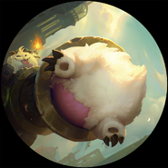 Poro Cannon "Legends of Runeterra" Illustration (by Riot Contracted Artists Kudos Productions)