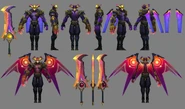 Modelo de Aatrox Odisseia (por Liam Liang, Artista da Riot).