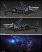 Jinx "Arcane" Concept 1 (by Riot Artist Arnaud-Loris Baudry)