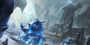 Frozen Thrall "Legends of Runeterra" Illustration (by Riot Contracted Artists Kudos Productions)