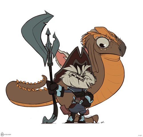 Concepto de Kled 5 (por el artista de Riot, Dor Shamir)