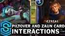 Piltover and Zaun Card Special Interactions - Jinx, Ezreal, Heimerdinger, Teemo etc