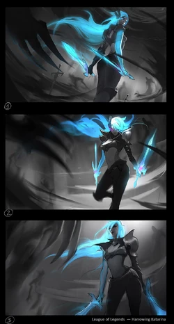 harrowing skins death sworn league of