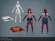 Pizza Delivery Sivir Model 8 (by Riot Artists DragonFly Studio)