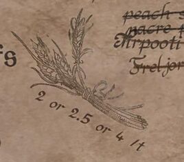 A drawing of Freljordian Grain.