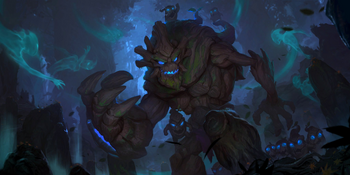 A Treant called Maokai and his seedlings.