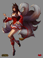 Season 2019 Ahri Promo (by Riot Artist T.J. Geisen)