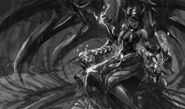 Blade Mistress Morgana Splash Concept 1 (by Riot Employed Artists Concept Art House)