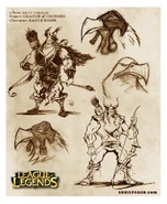 Olaf and Quinn Concept - Eagle Rider (by Riot Artist Augie Pagan)