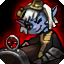 Draw a Bead (W) Active: Tristana aims much more carefully, increasing her attack range but slowing her movement speed.