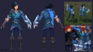 SSG Ezreal Model (by Riot Artist Yekaterina 'SilverUnicorn' Bourykina)