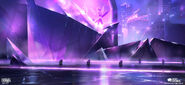 K/DA "Wild Rift" Background (by Riot Contracted Artist Aleksandr Nikonov)