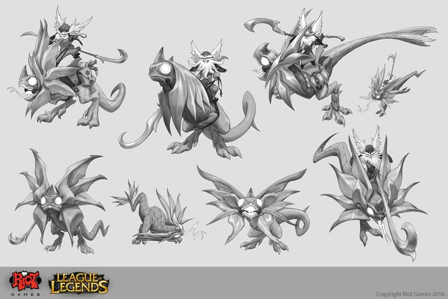 Concepto de Kled 11 (por la artista de Riot, Anna 'Newmilky' Nikonova)