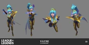 Dawnbringer Vayne Model 1 (by Riot Contracted Artist Kudos Productions)
