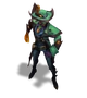 Twisted Fate CrimeCityNightmare (Emerald)