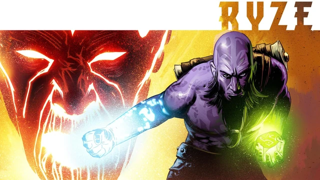 Ryze: The Burning Lands Cover 1