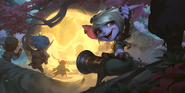 Tristana "Legends of Runeterra" Illustration 1 (by Riot Contracted Artists Dao Trong Le)