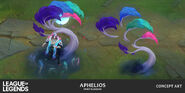 Spirit Blossom Aphelios Concept 4 (by Riot Contracted Artist Roy Zhang)