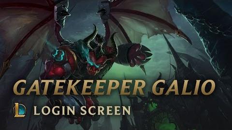 Gatekeeper Galio - Login Screen