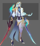 Dawnbringer Yone Concept (by Riot Artist Nancy 'Sojyoo' Kim)