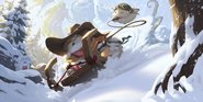 Poro Sled "Legends of Runeterra" Illustration (by Riot Contracted Artist Dao Trong Le)