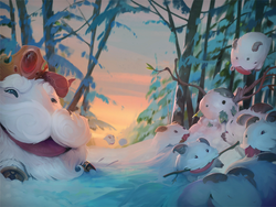 Legend of the Poro King background