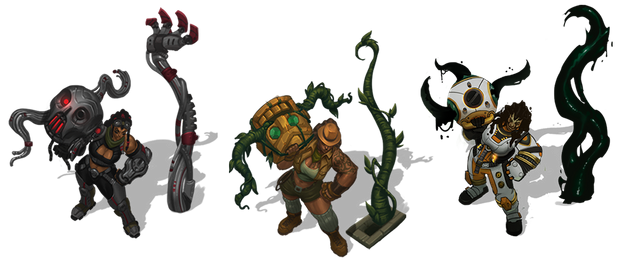 Battlecast Illaoi: Modeling and Texturing – League of Legends