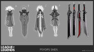 PsyOps Shen Concept 2 (by Riot Artist Taylor 'Medaforcer' Jansen)