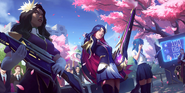 Battle Academia Caitlyn "Legends of Runeterra" Illustration 2 (by Riot Contracted Artists Kudos Productions)