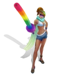 Fiora Poolparty-Fiora (Regenbogen) M