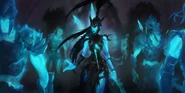 Kalista "Legends of Runeterra" Illustration 2 (by Riot Contracted Artists Sixmorevodka Studio)