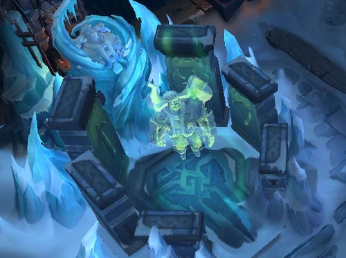 Tienda del Equipo Azul en el Abismo de los Lamentos