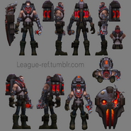 Resistance Singed Model 1 (by Riot Contracted Artist Minghao Tang)