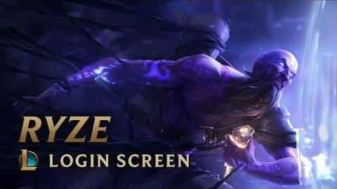 Ryze, the Rune Mage - Login Screen