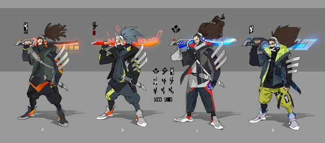 True Damage Yasuo Concept 1 (by Riot Artist Nancy Kim)