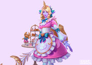 Cafe Cuties Soraka Model 6 (by Riot Artist Annie Kwon)