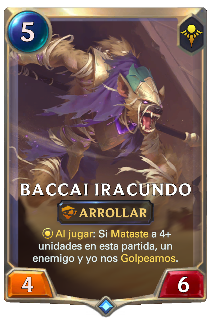 Baccai Iracundo (Legends of Runeterra) | Wiki League of Legends | Fandom