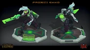 PROJECT: Ekko Model 2 (by Riot Artist Oscar 'shadowMacuahuitl' Monteon)