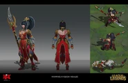 Warring Kingdoms Nidalee Concept (by Riot Artist Jonathan Lee)