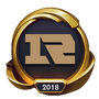 Worlds 2018 Royal Never Give Up (Gold) Emote