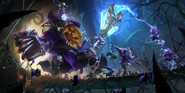 Veigar "Legends of Runeterra" Illustration (by Riot Contracted Artists Sixmorevodka Studio)