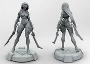 PROJECT: Katarina Model 1 (by Riot Artist Trevor Carr)