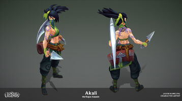 Akali Update Model 2 (vom Riot-Künstler Jason Namgung)