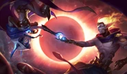 Cosmic Dawn Rakan & Cosmic Dusk Xayah