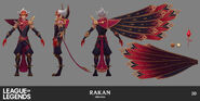 Arcana Rakan Model 1 (by Riot Contracted Artist Sylph Pang)